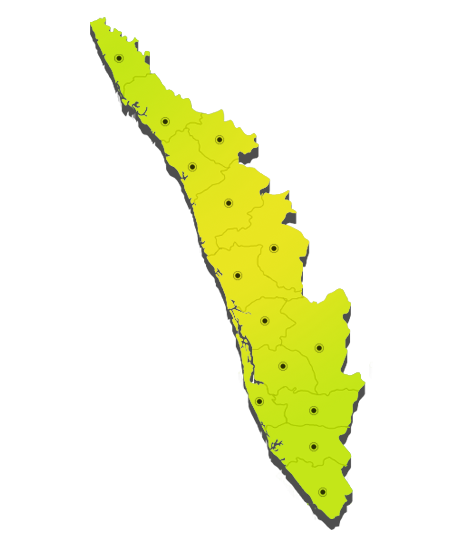 Click on the Dist. to view Split up (Colors of the graphics representation of districts can be changed accordingly)